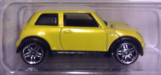 Hot Wheels 2011 yellow MINI