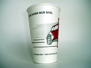 The Italian Job cup (front)