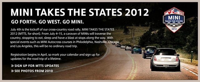 MINI Takes the States 2012 update