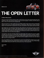 THE OPEN LETTER ad