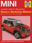 MINI Owners Workshop Manual: July 2001 to 2005 (Y to 05 Reg) Petrol