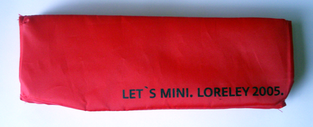 Let's MINI 2005 seat cushion (folded)
