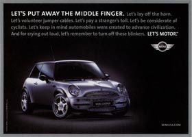 LET'S PUT AWAY THE MIDDLE FINGER. ad
