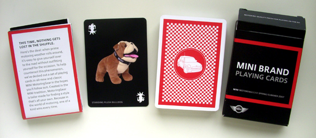 MINI BRAND PLAYING CARDS (open)