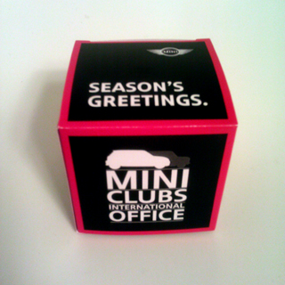 MINI Clubs International Office ornament box