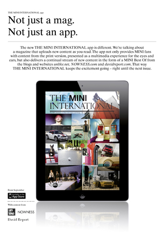 The MINI International iPad App
