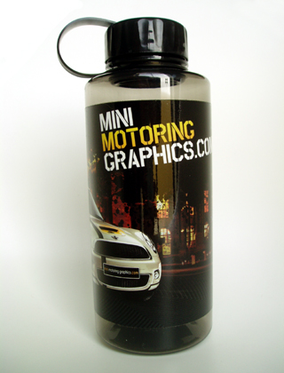 MINI Motoring Graphics bottle (front)