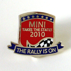 MINI Takes the States 2010 lapel pin