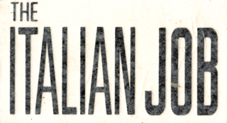 The Italian Job window sticker