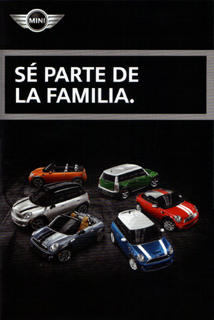 MINI model year 2012 pocket brochure (Spanish)