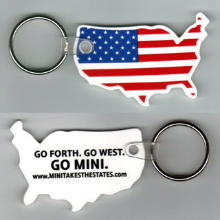 MINI Takes the States 2012 keychain