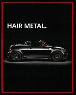 SPIN HAIR METAL. print ad