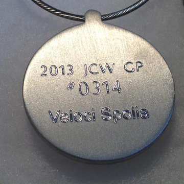 MINI USA JCW GP keychain (back)