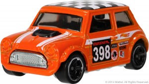 2015 Hot Wheels Morris Mini (orange)